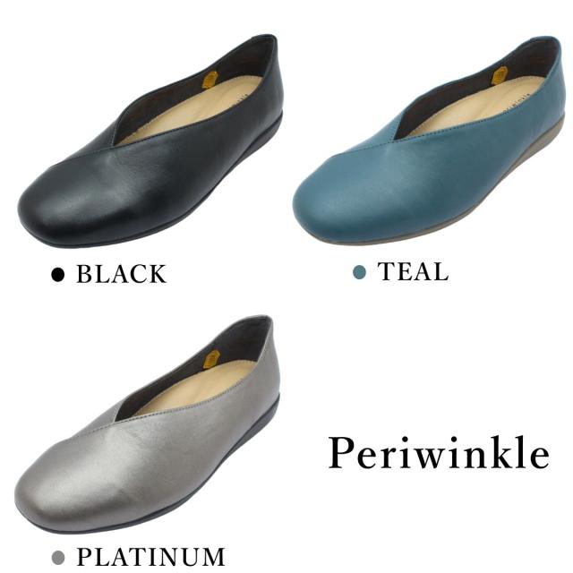 Periwinkle ペリウィンクル レディース パンプス スリッポン 9301 本革