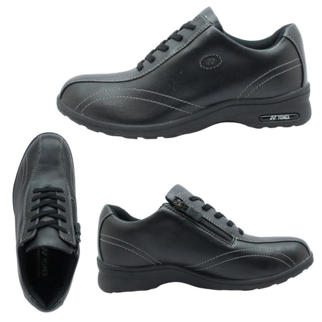 ヨネックス YONEX レディース L30F  ウォーキングシューズ  パワークッション 3.5E 内側ファスナー 膝 腰 負担軽減 シニア 旅行 母の日 ギフト