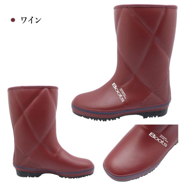 第一ゴム レディース ピンスパイク 長靴 コサック K290 雪道対応 防寒 防滑 防水 日本製 北海道 中敷付き_2
