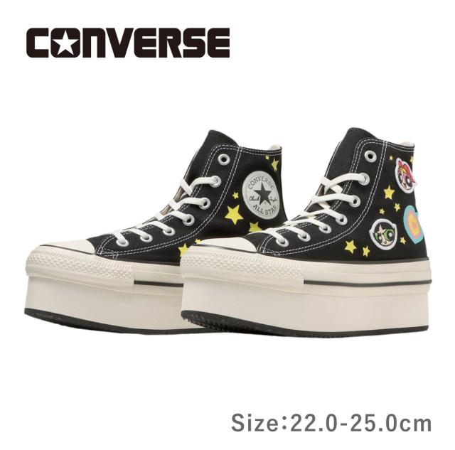 ALL STAR CHUNKYLINE HI / THE POWERPUFF GIRLS オールスター チャンキーライン ハイ パワーパフ ガールズ レディース スニーカー コンバース 靴 黒 ブラック