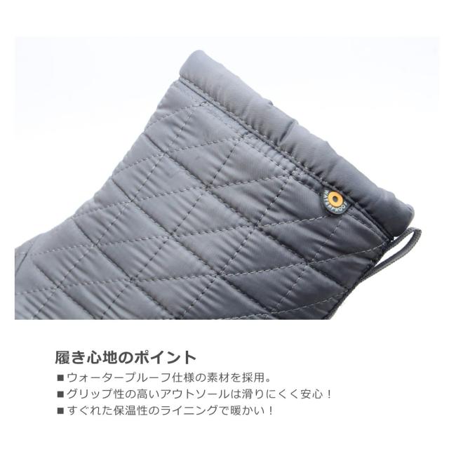 BOGS ボグス 72697 SNOWDAY II MID スノーデイ 2 ミッド スノーブーツ キルティング 防水 防滑 保温 抗菌 雨 雪 靴 ダークグレー オリーブ_3
