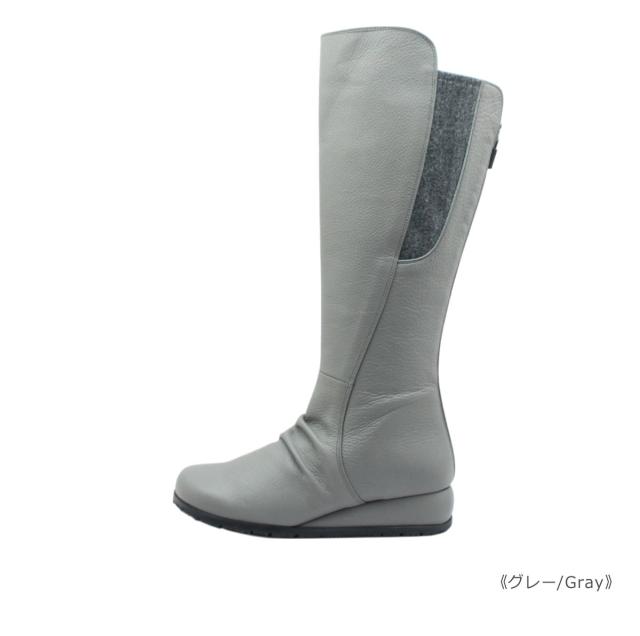 Cuatro クアトロ レディース ブーツ 1699 ロング ジップ サイドゴア