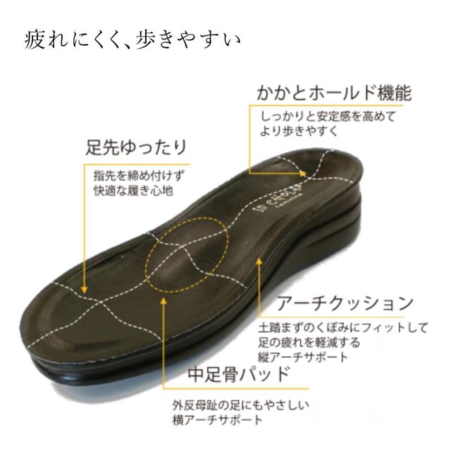 In Cholje インコルジェ レディース ショートブーツ 84381 防滑 本革