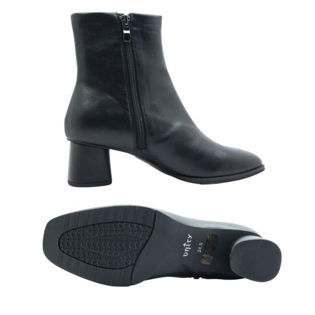 unity ユニティ レディース ブーツ 8257 スクエアトゥ チャンキー
