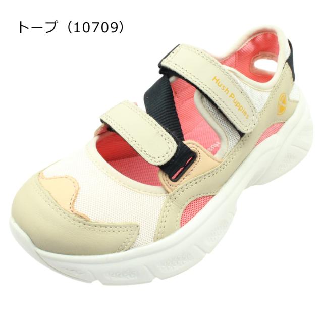 Hush Puppies ハッシュパピー レディース レザー スニーカー サンダル MOVEMENT HYBRID 靴 厚底 軽量 ベルト BODY SHOE HPW10709 10711_1