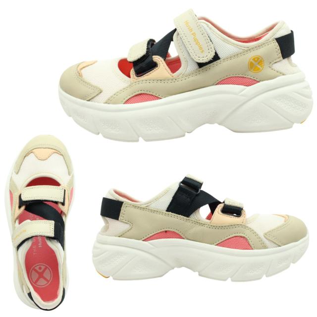 Hush Puppies ハッシュパピー レディース レザー スニーカー サンダル MOVEMENT HYBRID 靴 厚底 軽量 ベルト BODY SHOE HPW10709 10711_2