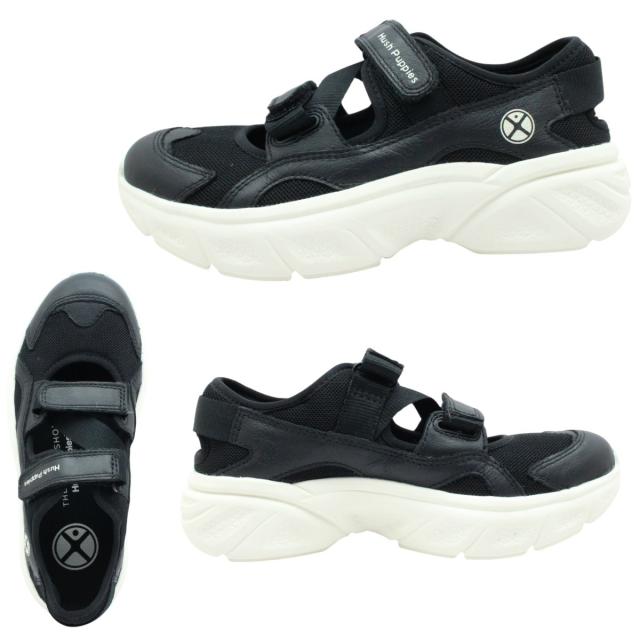 Hush Puppies ハッシュパピー レディース レザー スニーカー サンダル MOVEMENT HYBRID 靴 厚底 軽量 ベルト BODY SHOE HPW10709 10711_4