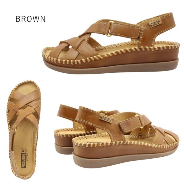 ピコリナ ピコリノス PIKOLINOS レディース CADAQES W8K レザー サンダル