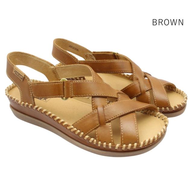 ピコリノス PIKOLINOS レディース CADAQES W8K レザー サンダル