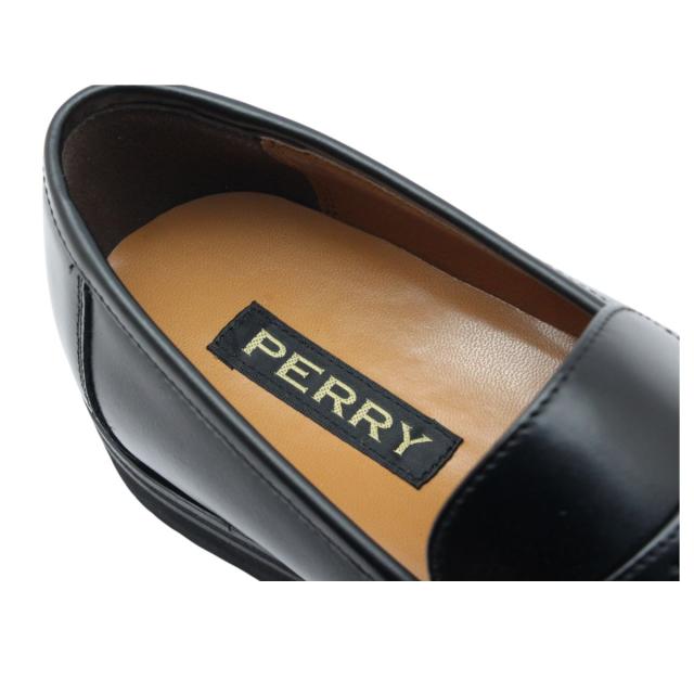 PERRY ペリー メンズ ビット ローファー PY5573 本革 幅広 4E 靴