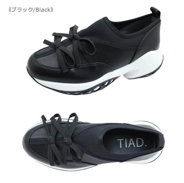 TIAD. ティアッド 4004 レディース プラットフォーム スニーカー 防水 厚底 美脚 靴_1