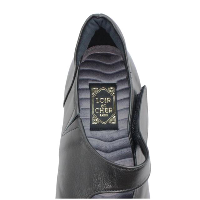 ロワールエシェール レディース レザー パンプス 幅広設計 5E 軽量 本