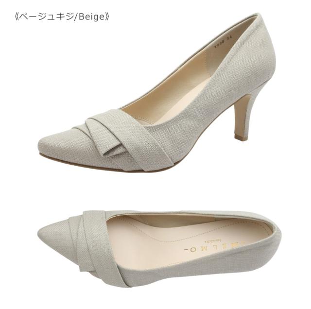 MELMO メルモ 7808 レディース パンプス ポインテッドトゥ ピンヒール パーティ 日本製 美脚 靴_2