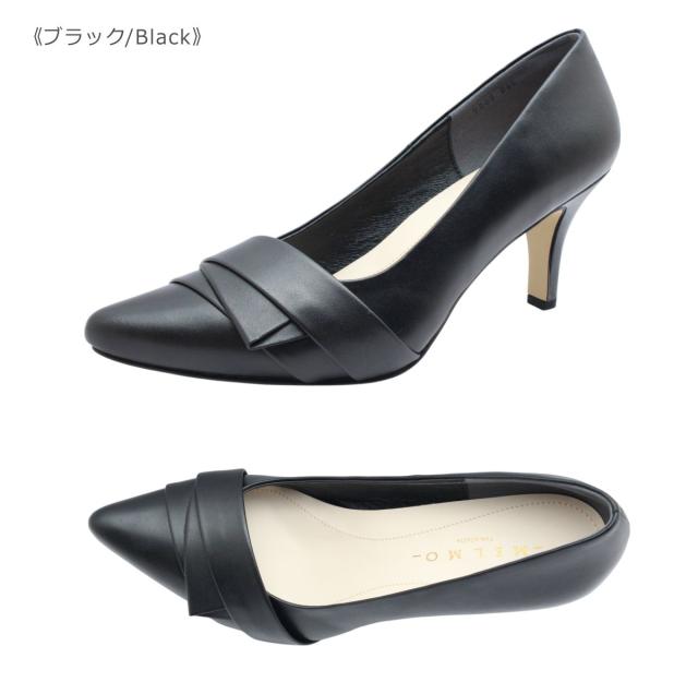 MELMO メルモ 7808 レディース パンプス ポインテッドトゥ ピンヒール パーティ 日本製 美脚 靴_1