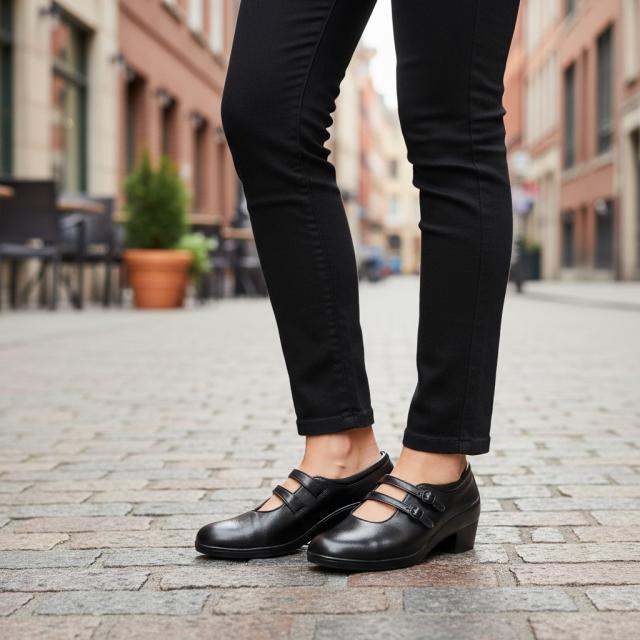 ボンステップ Bon Step レディース レザー パンプス 5874 3.5cmヒール 幅広3E 外反母趾対応  コンフォートシューズ フォーマル 日本製  本革  大塚製靴 【お取り寄せ商品】_10