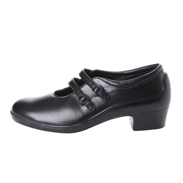ボンステップ Bon Step レディース レザー パンプス 5874 3.5cmヒール 幅広3E 外反母趾対応  コンフォートシューズ フォーマル 日本製  本革  大塚製靴 【お取り寄せ商品】_6