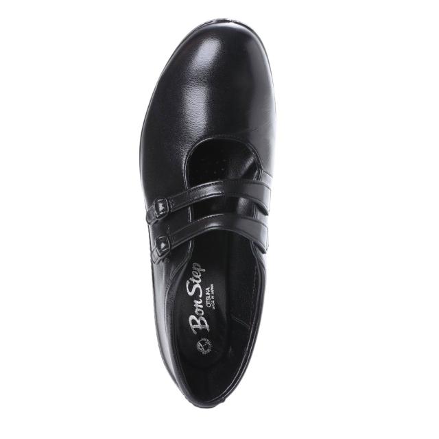 ボンステップ Bon Step レディース レザー パンプス 5874 3.5cmヒール