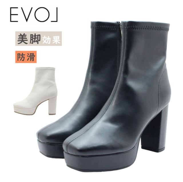 EVOL イーボル BX 23812 レディース ブーツ ストレッチ ストーム ソフト 柔らかい 美脚 靴