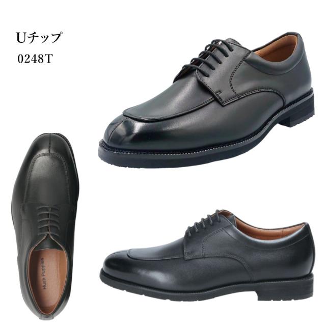 ハッシュパピー メンズ レザー ビジネスシューズ 幅広4E 防滑 本革 ブラック M-0246T・M-0247T・M-0248T・M-0249T・M-0250T 靴 Hush Puppies_3