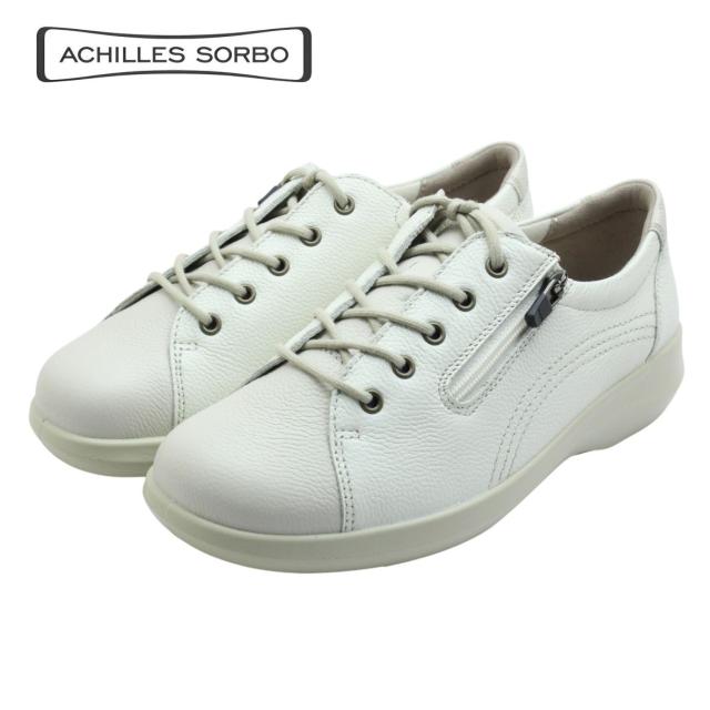 Achilles SORBO アキレス ソルボ C 557 ASC 5570 白オフホワイト レディース シューズ 幅広 撥水 本革 靴