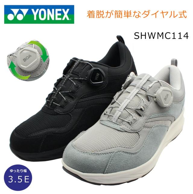 ヨネックス YONEX メンズ ウォーキングシューズ パワークッション ダイヤル式 靴 SHWMC114 3.5E SHWMC114 SHW MC-114