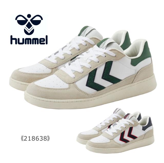 hummel ヒュンメル レディース スニーカー 218638  HB CH ロイヤル 9101 9208 靴 ホワイト グリーン ネイビー