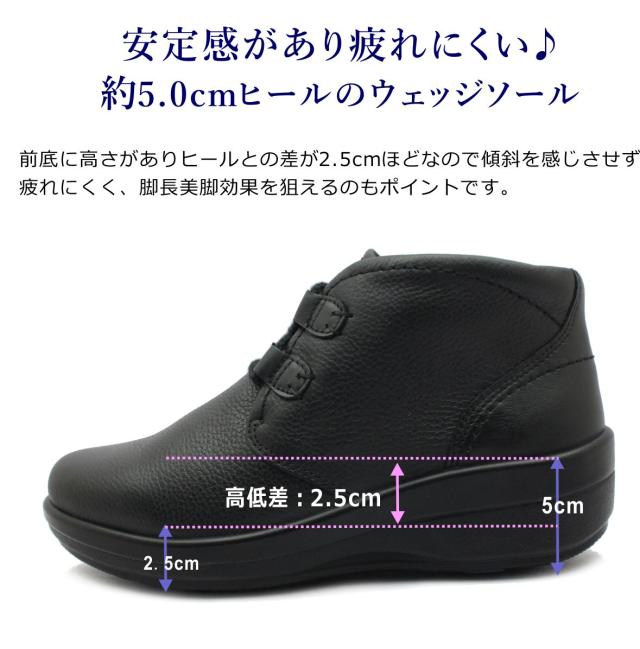 アキレス ソルボ レディース スノーシューズ 423 幅広4E 防滑 サイド