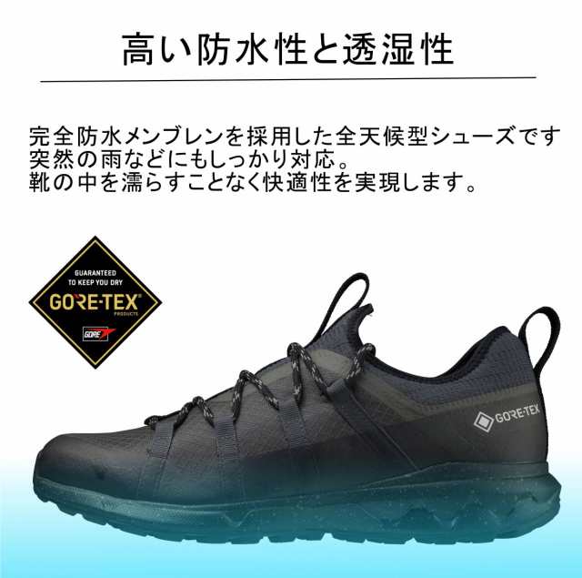 ミズノ MIZUNO メンズ ウエーブエボーク GTX ウォーキングシューズ