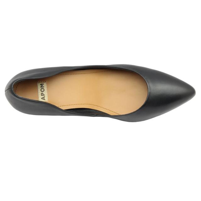 APOM アポム レディース パンプス 105 サイドカット ポインテッド 45
