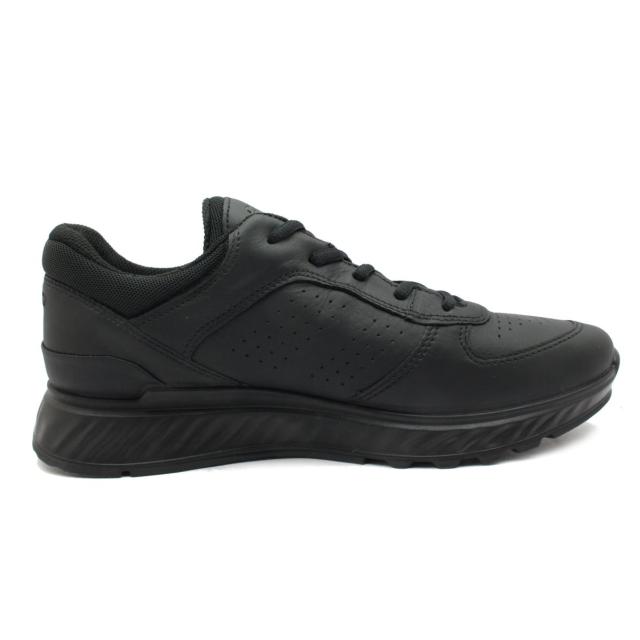 エコー ECCO メンズ レザー スニーカー エクソストライド M EXOSTRIDE M 835314 ウォーキングシューズ 本革 ブラック