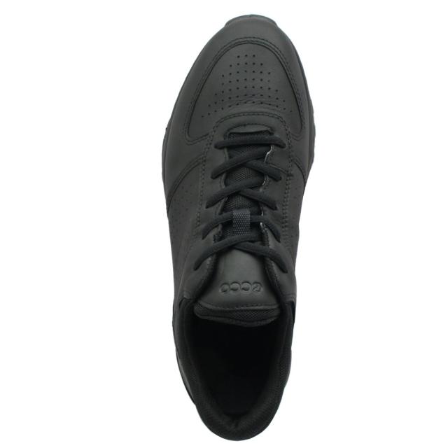 エコー ECCO メンズ レザー スニーカー エクソストライド M EXOSTRIDE M 835314 ウォーキングシューズ 本革 ブラック