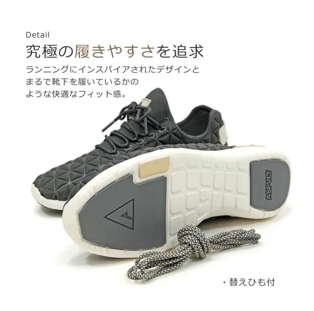 ASFVLT アスファルト レディース スニーカー SPEED SOCKS NEO スピードソックス ネオ 靴_5