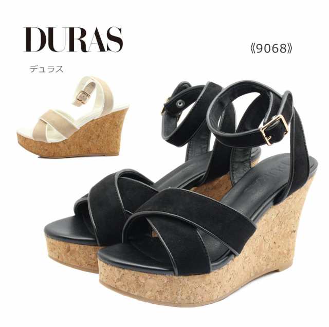 DURAS デュラス レディース サンダル DR 9068 アンクルストラップ