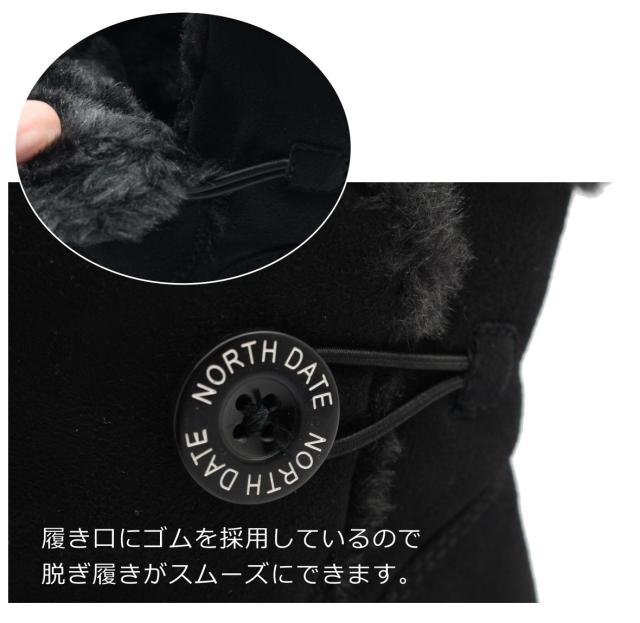 ノースデイト レディース スノーブーツ スパイク 38003 防寒 防滑 防水