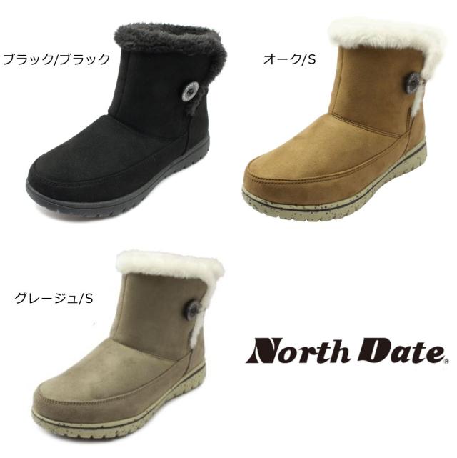 ノースデイト レディース スノーブーツ スパイク 38003 防寒 防滑 防水