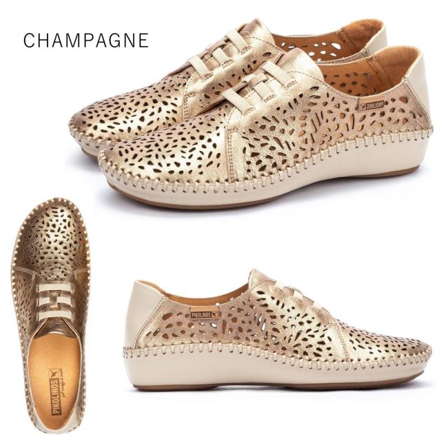 ピコリノス PIKOLINOS レディース レザー シューズ スリッポン