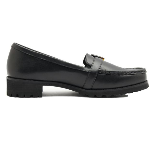 unity ユニティ レディース ローファー 8214 トラックソール ベルテッド 靴 黒 白 ブラック ホワイト unity ユニティ レディース ローファー 8214 トラックソール