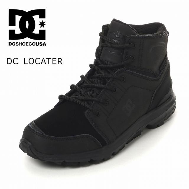 DC Shoes ディーシーシューズ メンズ スニーカー  DC LOCATER  スケータ DM 214035 ハイカット ブラック