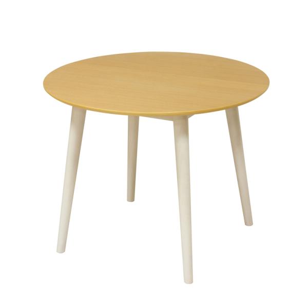 クロシオ (Kuroshio) フェブラ ダイニングテーブル 丸テーブル 幅90 高さ70 食卓 白 丸 フェブラ 北欧風 かわいいの通販は