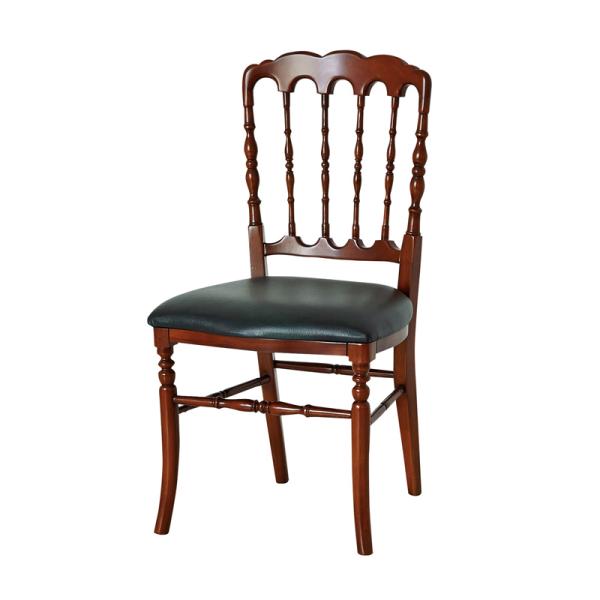 クロシオ(Kuroshio)  ケント ウィンザーチェア 天然木 マホガニー 完成品 ヨーロピアン 椅子 イス ダイニングチェア アンティーク調 ブラウンの通販は