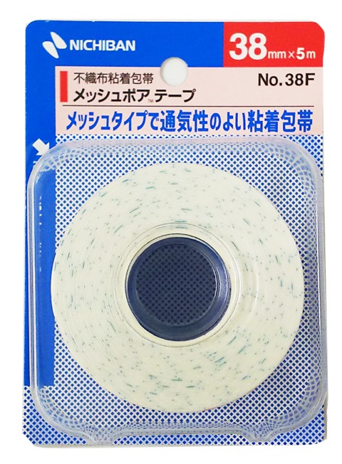 【７２個セット】【１ケース分】ニチバン メッシュポアテープ 38(38mmX5m)×７２個セット　１ケース分