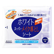 【２４個セット】【１ケース分】 ソフティモ ホワイト スーパーメイク落としシート a つめかえ用(52枚入) ×２４個セット　１ケース分