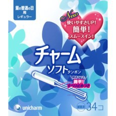 【３６個セット】【１ケース分】 チャームソフト タンポンレギュラー(34コ入)×３６個セット　１ケース分 【dcs】