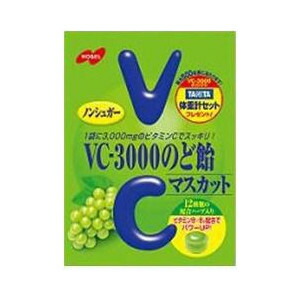 48個セット】【1ケース分】ノーベル VC-3000のど飴 マスカット 90g