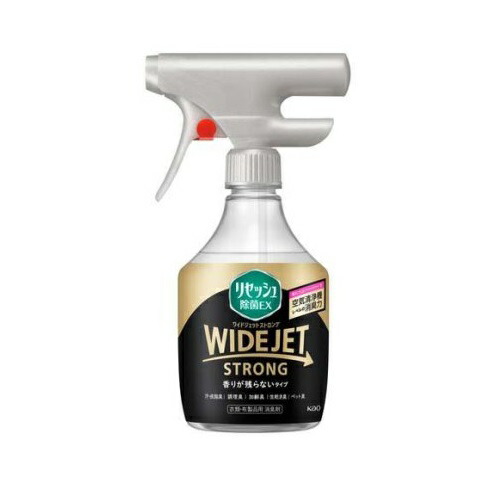 【２０個セット】 花王 リセッシュ 除菌EX ワイドジェット ストロング 香りが残らないタイプ 本体(390ml)×２０個セット