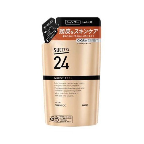 【２４個セット】【１ケース分】 花王 サクセス24 モイストフィール シャンプー つめかえ用(320ml)×２４個セット　１ケース分　