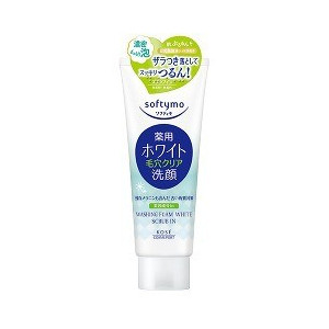 【４８個セット】【１ケース分】 ソフティモ 薬用洗顔フォーム ホワイト スクラブイン 150g×４８個セット　１ケース分 【dcs】