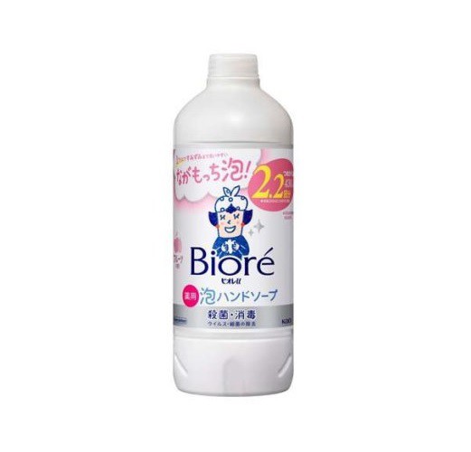 【２４個セット】【１ケース分】花王 ビオレu 泡ハンドソープ フルーツの香り つめかえ用(430ml)×２４個セット　１ケース分