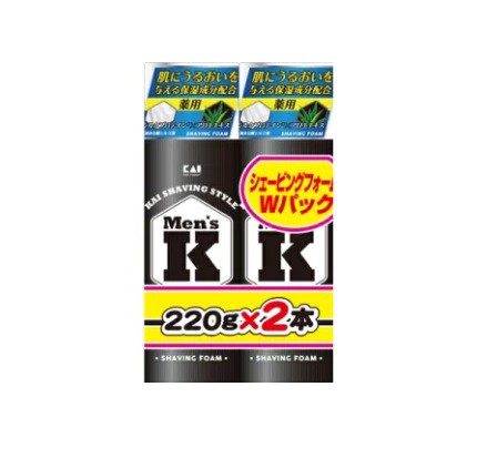 貝印 Men`sＫシェービングフォームWパック 220g×2本パック×１０個