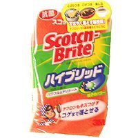 【１２０個セット】【１ケース分】 スコッチ・ブライト ハイブリッド貼り合わせウレタンスポンジ(オレンジ) ×１２０個セット　１ケース分 【dcs】【k】【ご注文後発送までに1週間前後頂戴する場合がございます】【t-5】の通販は